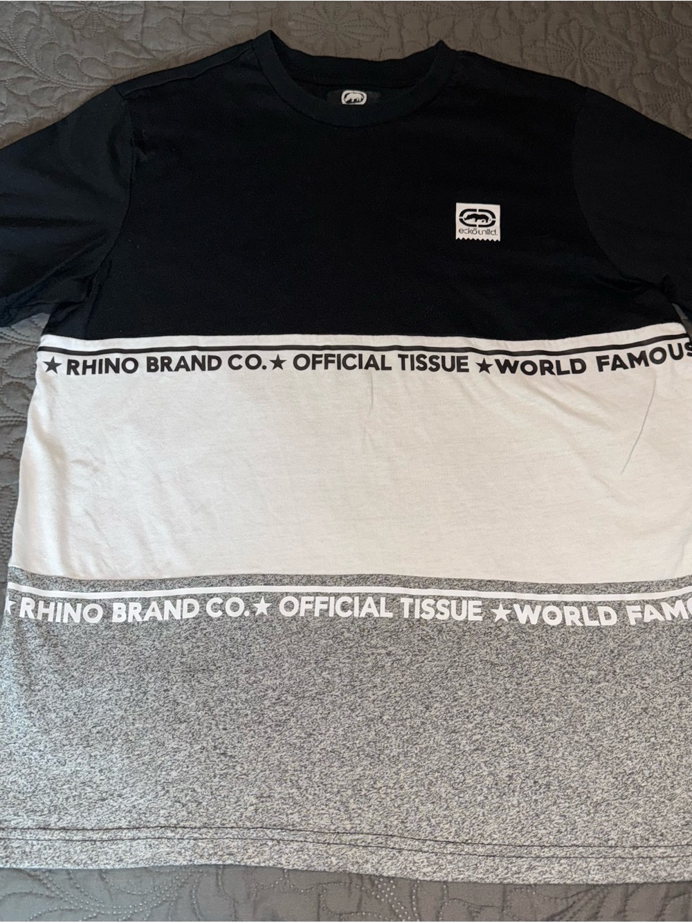 Ecko Unltd Black T-shirt Size S No Flaws 100% Cotton Short Sleeve